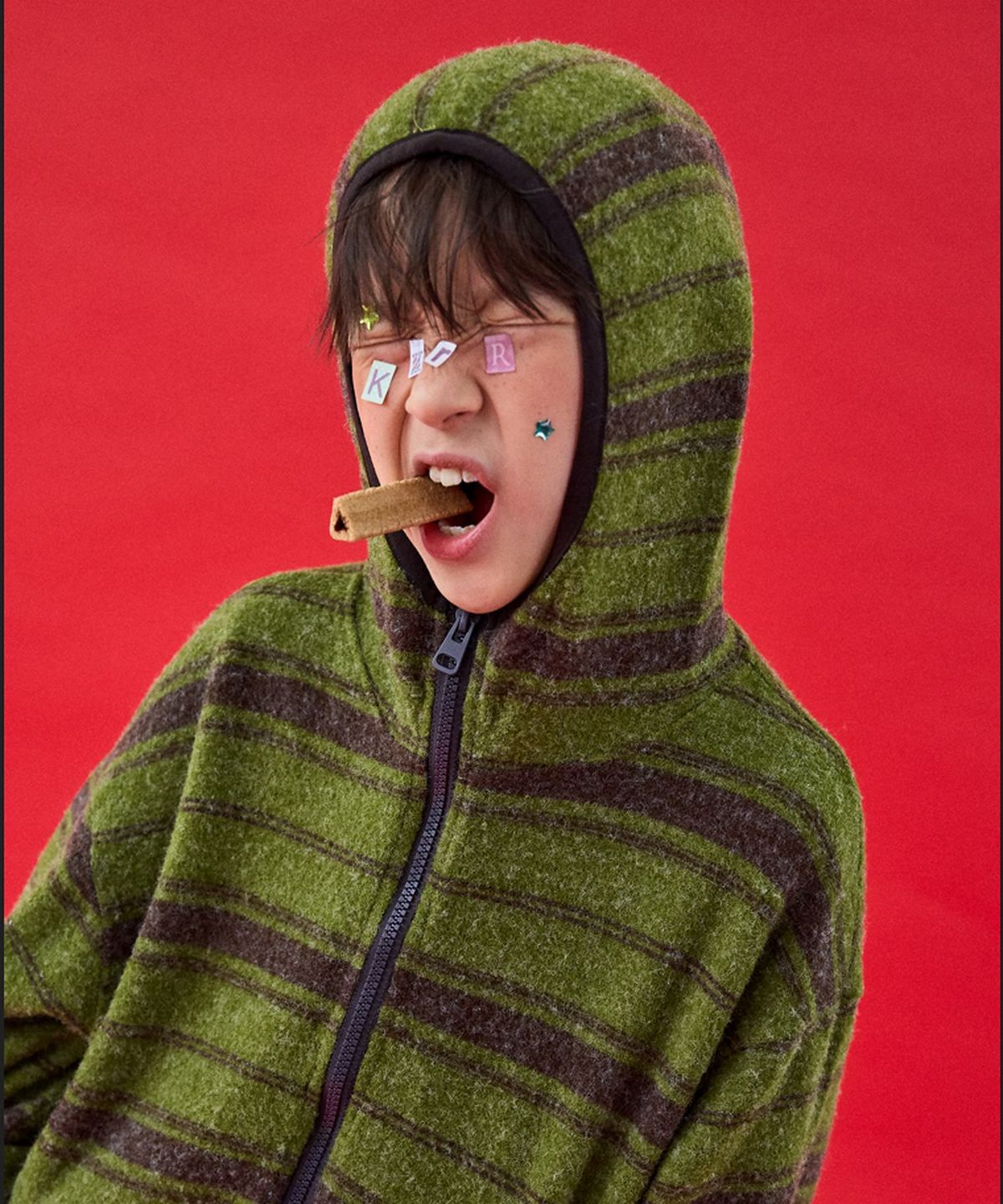 꺄르르르(KKRRRRR) Malcha Fleece Zip-Up
