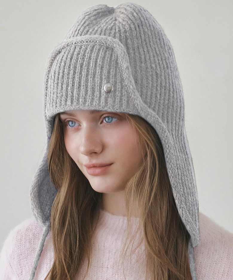 cozy knit trooper hat_2 colors