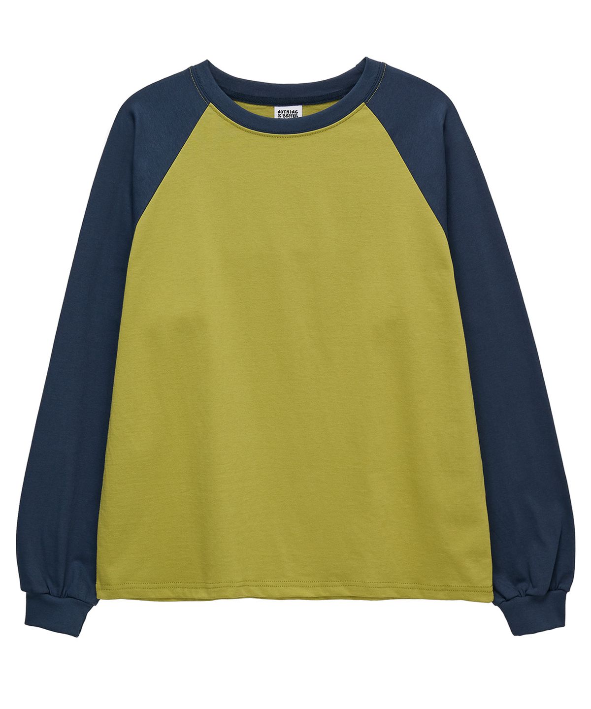 낫띵이즈베럴댄미(NOTHINGISBETTERTHANME) RAGLAN LONG SLEEVE_navy