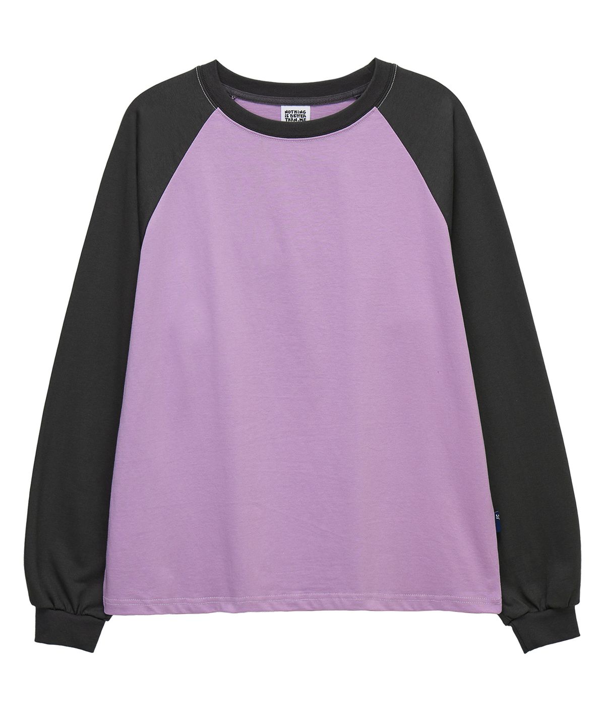 낫띵이즈베럴댄미(NOTHINGISBETTERTHANME) RAGLAN LONG SLEEVE_charcoal