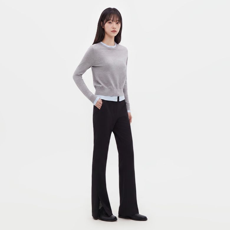 슬림 부츠컷 레직기 롱슬랙스 AS3WP864