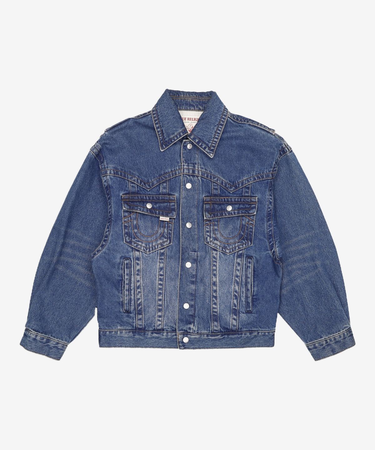트루릴리젼(TRUERELIGION) DENIM FIELD TRUCKER JACKET L