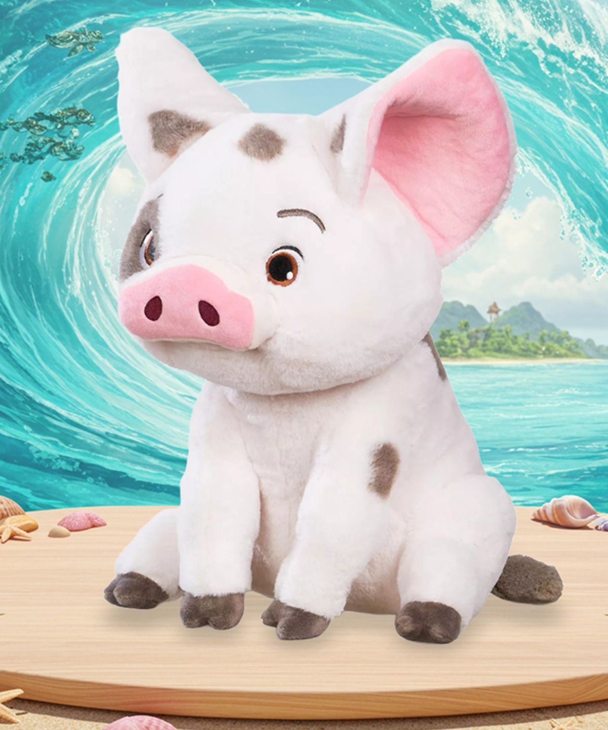 디즈니 스토어(DISNEY STORE) 모아나 푸아 미디움 플러시 인형 (103Q218D637)