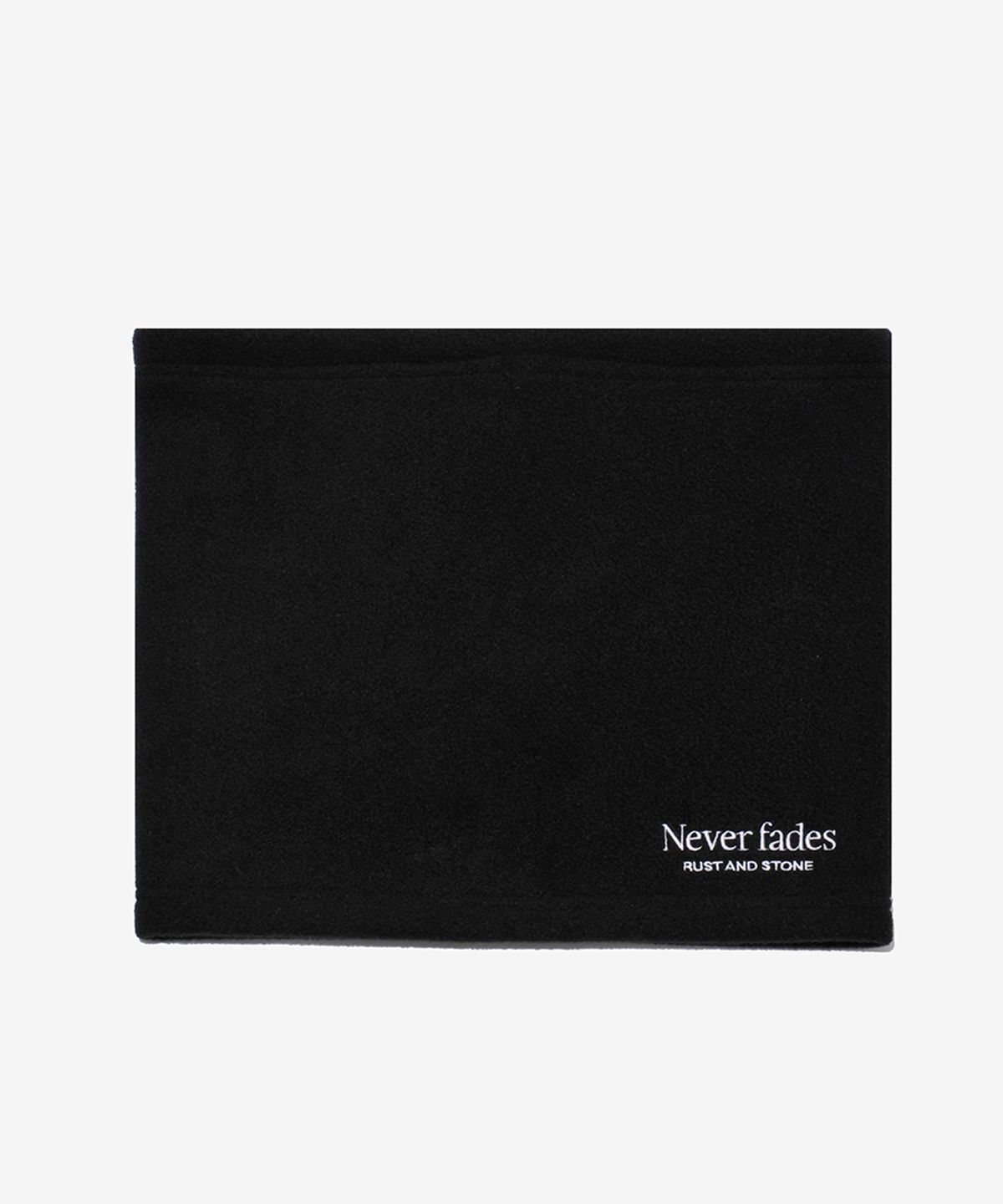 러스트앤스톤(RUSTANDSTONE) 플리스 넥워머 블랙 Fleece Neck Warmer Black