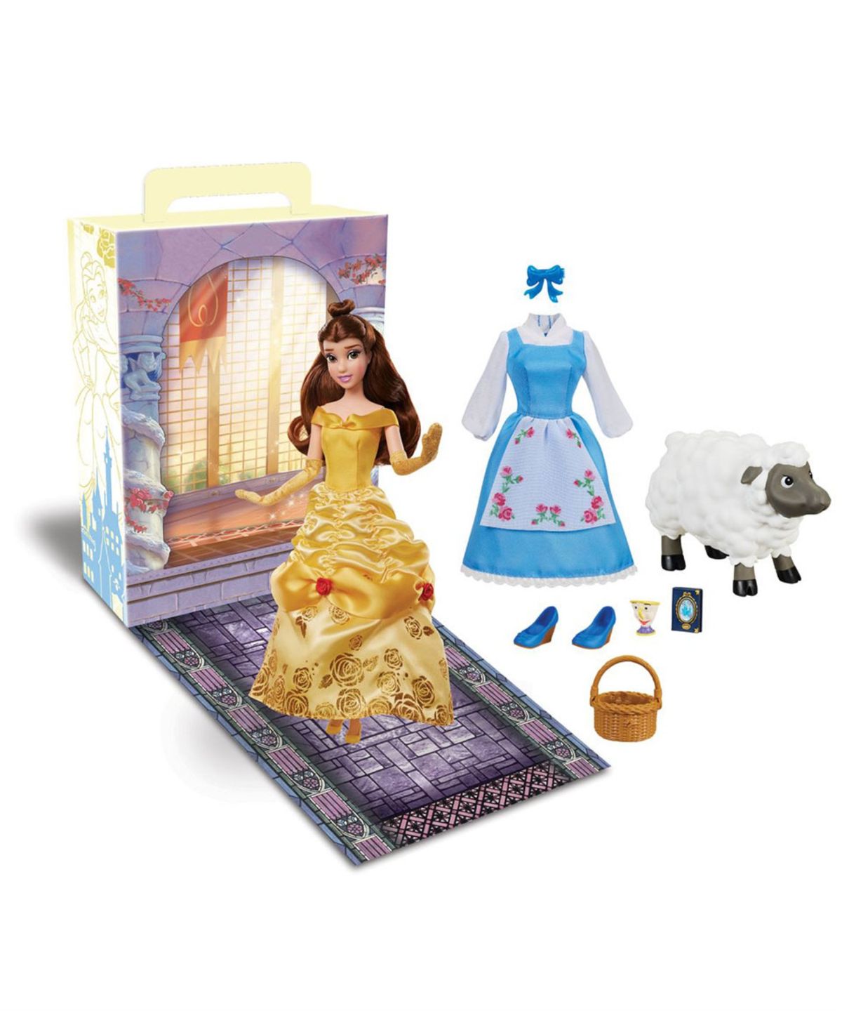 디즈니 스토어(DISNEY STORE) 프린세스 미녀와야수 벨 스토리북 돌 (101Q423U101)
