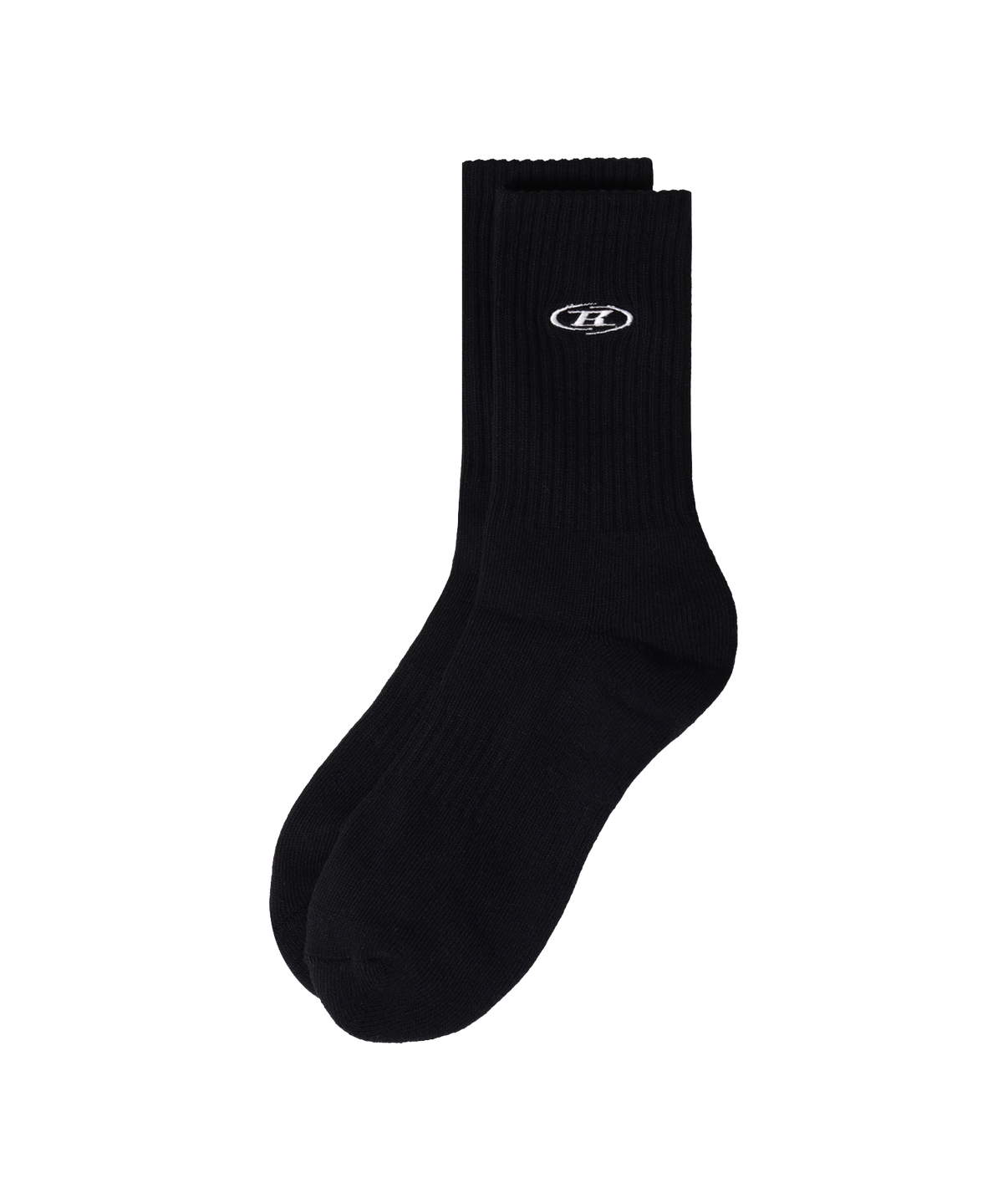 본투윈(BORN TO WIN) SMALL B EMBROIDERY SOCKS [BLACK]