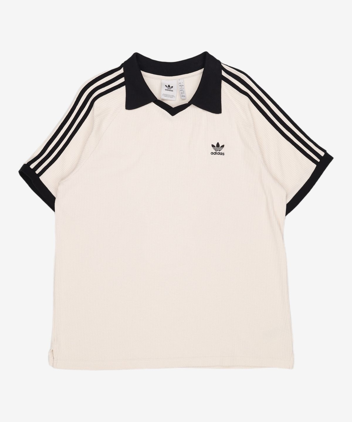 아디다스(ADIDAS) 와플 반팔 폴로 셔츠 - 원더화이트 / JV9265 XXL