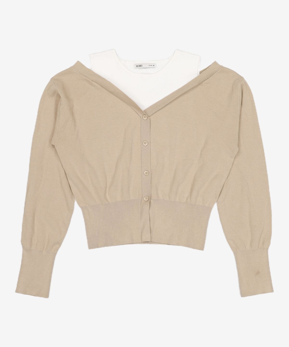 미쏘(MIXXO) 나시 레이어드 풀오버_MIWKAF422T M