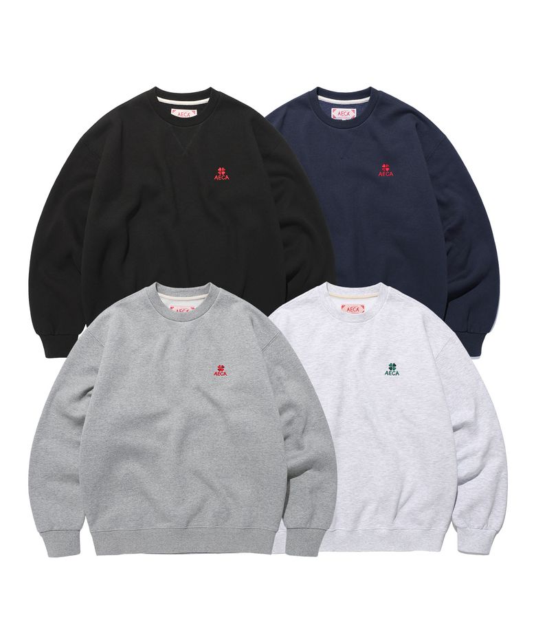 [기모] EVERYDAY AECA CLOVER BRUSHED SWEAT SHIRTS (4color)