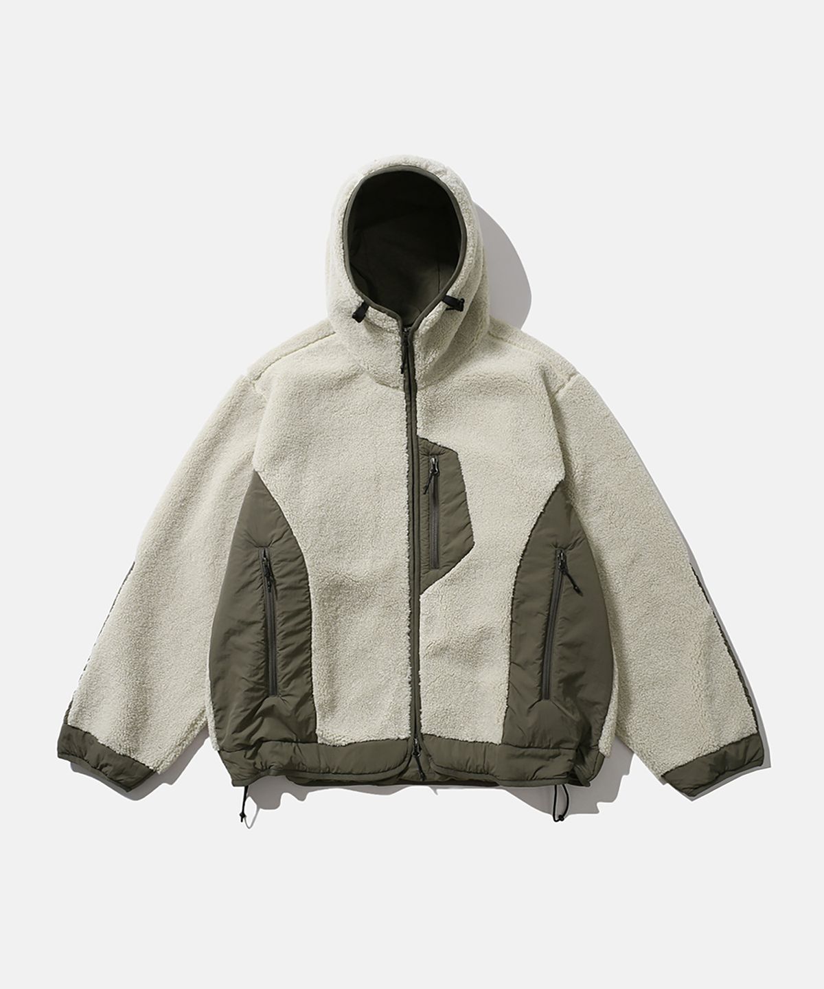 모이프(MOIF) [AW26] HIKER FLEECE HOODIE JUMPER / NATURAL