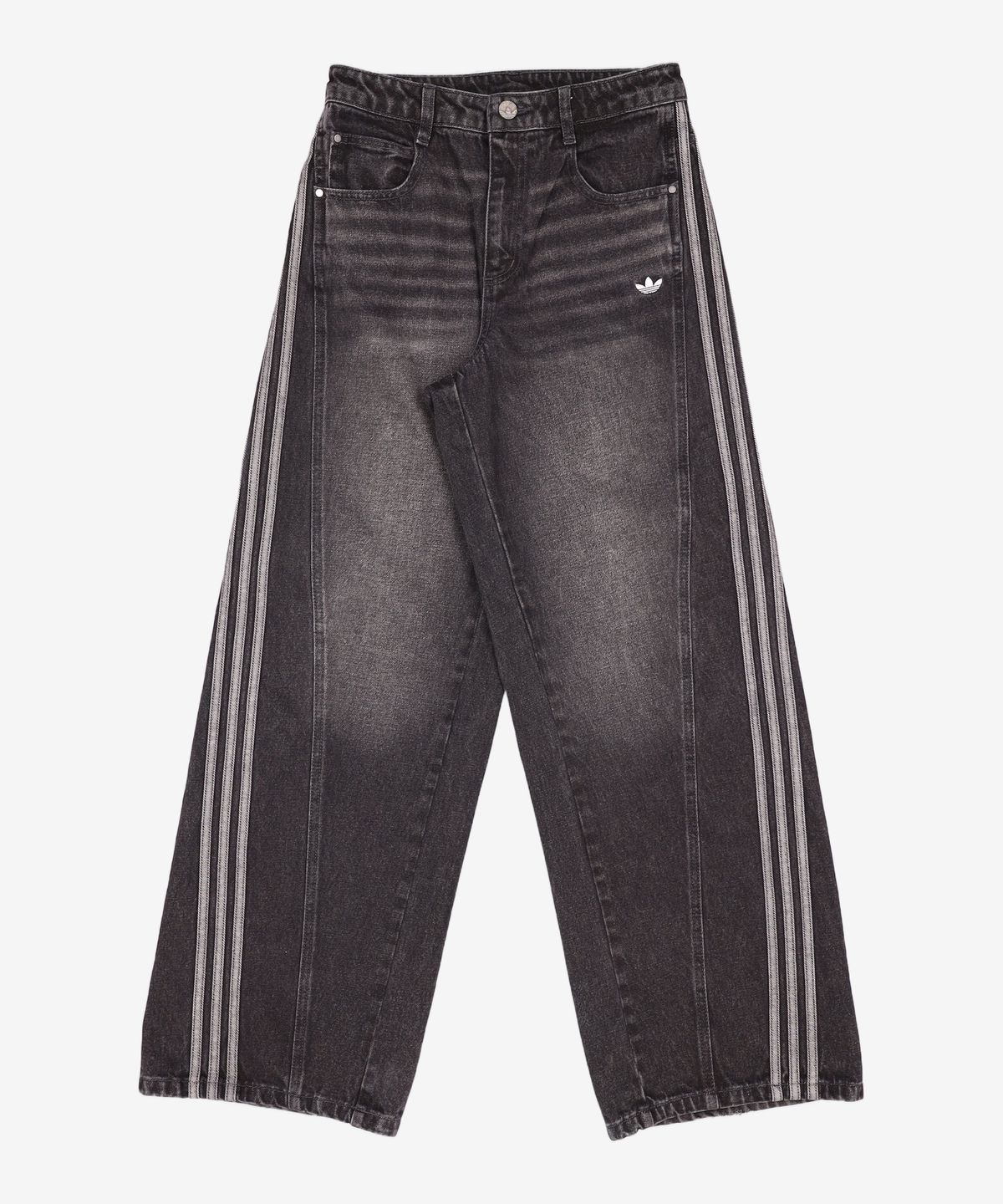 아디다스(ADIDAS) 루즈 데님 팬츠 - 블랙 / JX6865 28