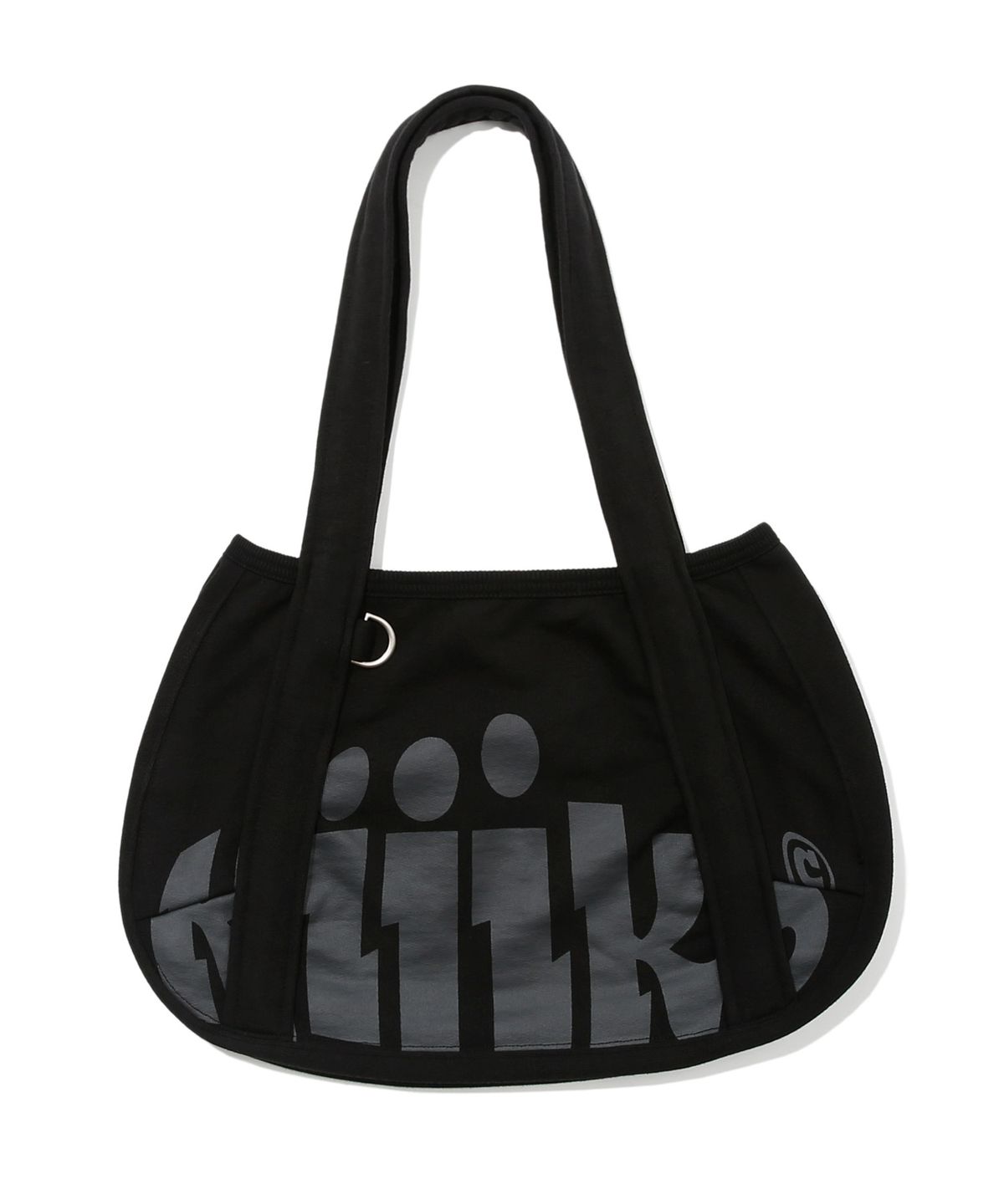 키지코(KIJIKO) Ke907. Easy Slouchy Sweat Bag Black