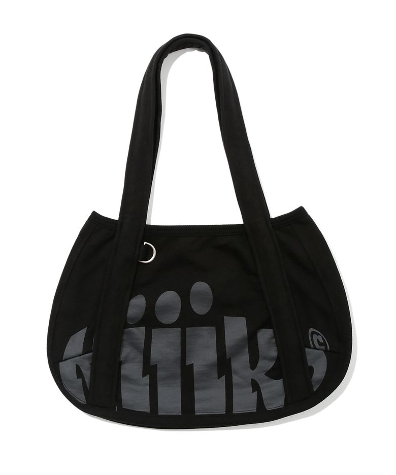 Ke907. Easy Slouchy Sweat Bag Black