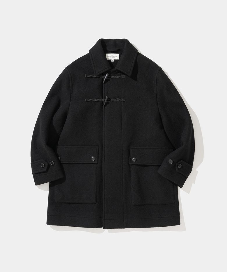 m59 wool duffle coat black