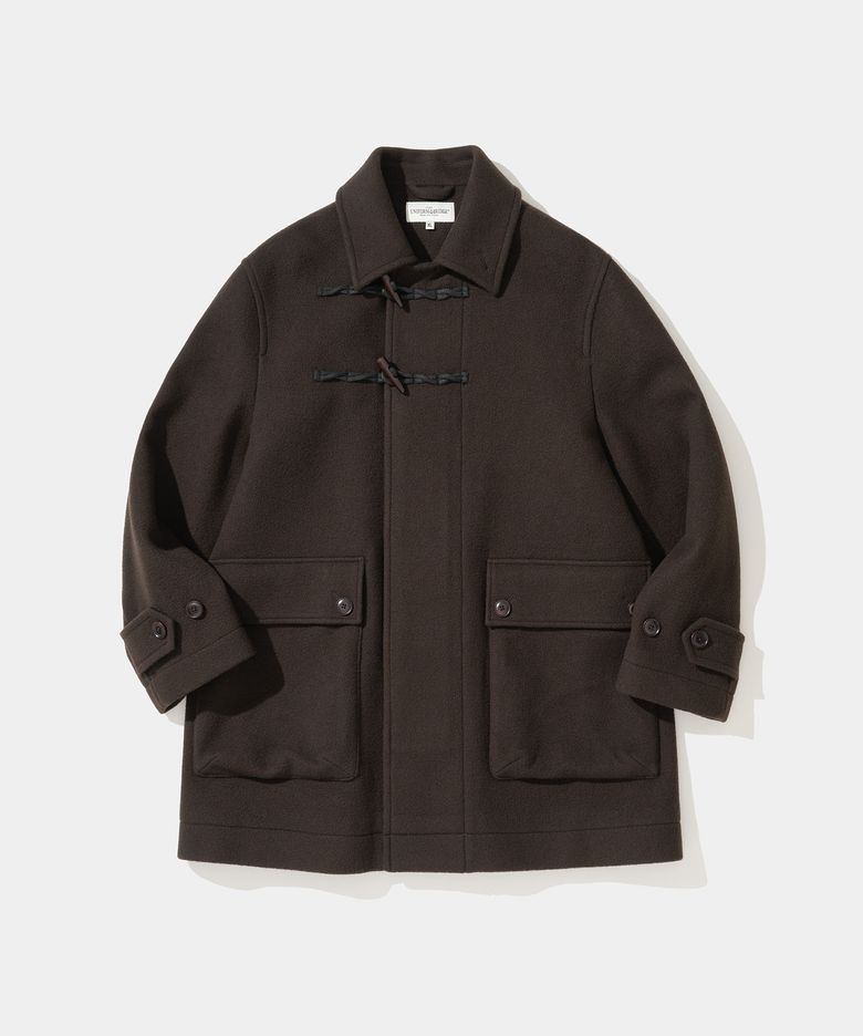 m59 wool duffle coat brown