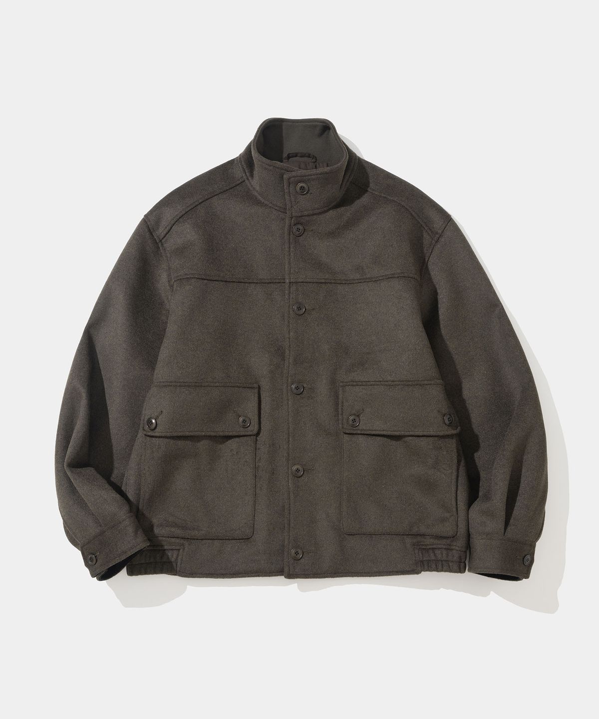 유니폼브릿지(UNIFORM BRIDGE) wool harrington jacket brown