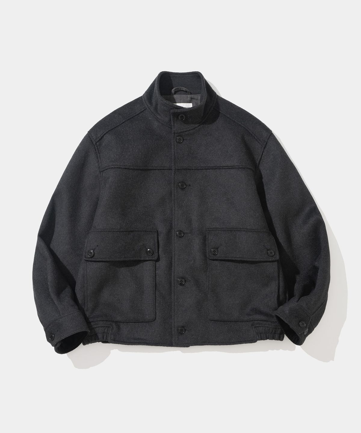 유니폼브릿지(UNIFORM BRIDGE) wool harrington jacket charcoal