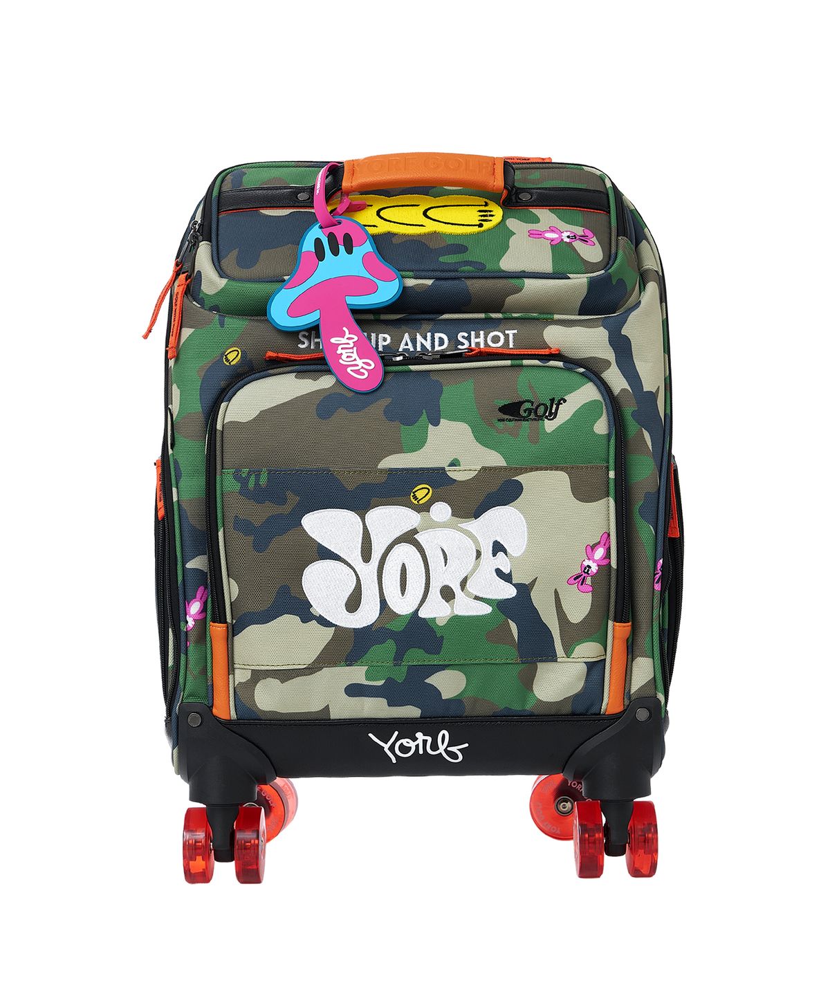 욜프(YORF) YORF WOODLAND CAMO TROLLEY BOSTON BAG KHAKI 욜프 우드랜드카모 트롤리 보스턴백 카키