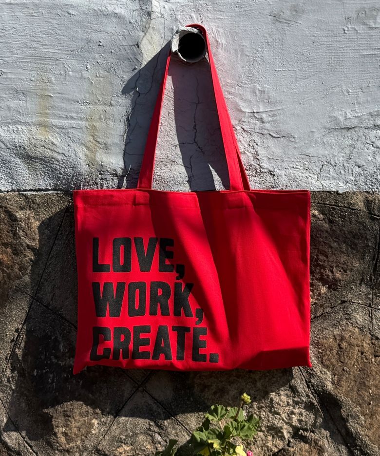 Love Work Create ECO BAG RED