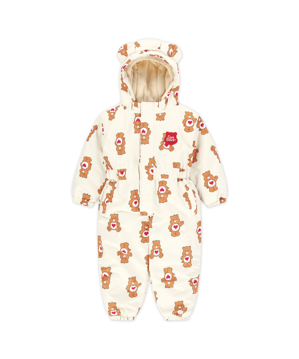 케어베어(CAREBEARS) 뉴 텐더하트베어 귀달이 스키 점프 방한수트