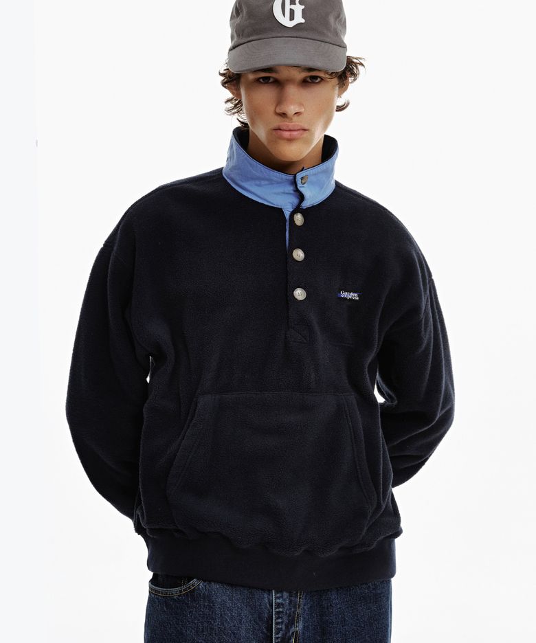 Aspen Fleece Pullover (navy)
