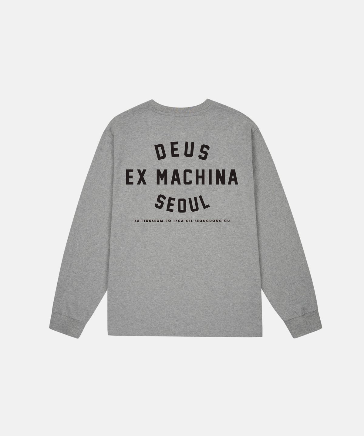 데우스 엑스 마키나(DEUS EX MACHINA) Seoul College Address Ls Tee_M/Grey