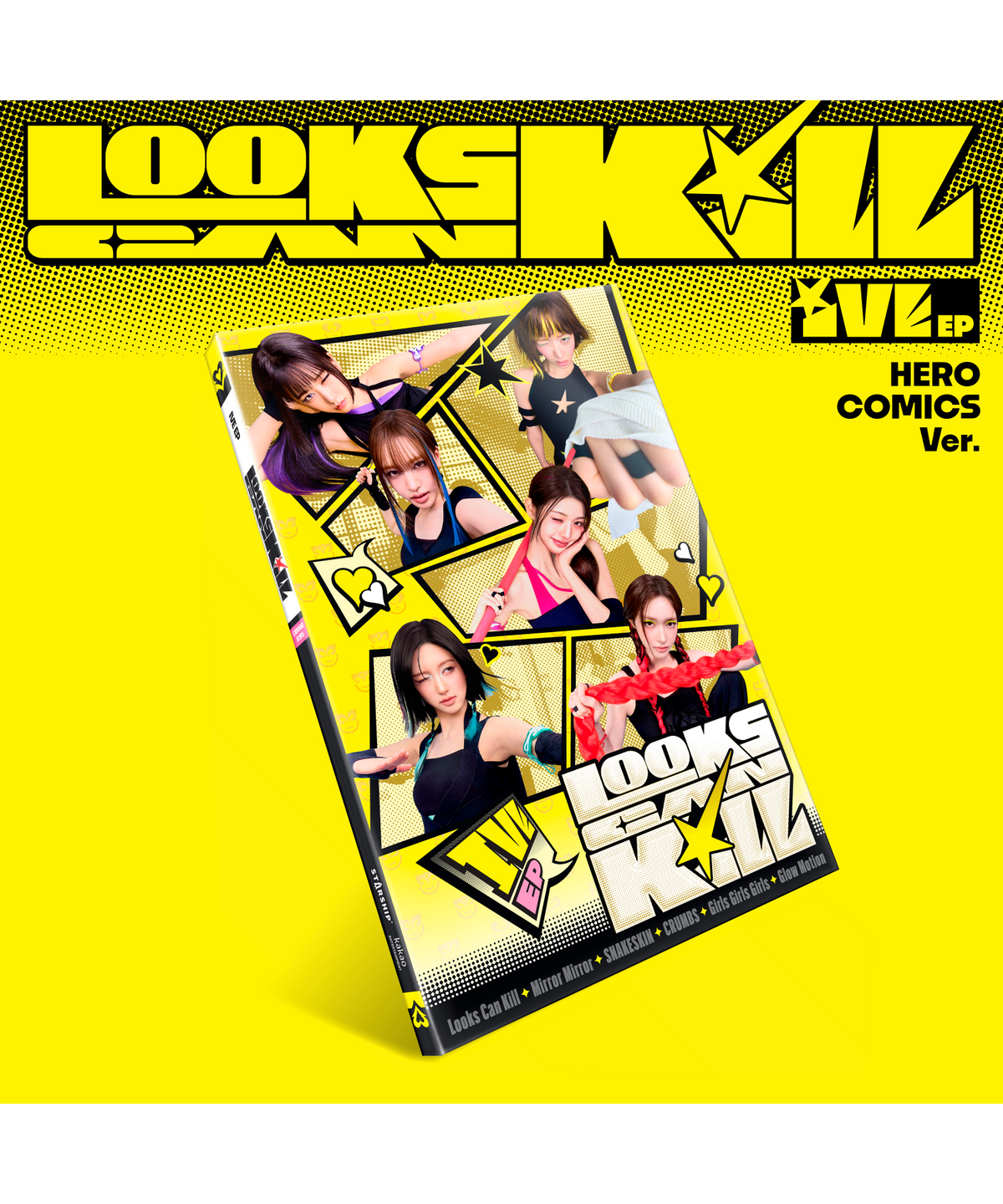뮤직플랜트(MUSICPLANT) IVE (아이브) - IVE EP [Looks Can Kill] (HERO COMICS ver.)