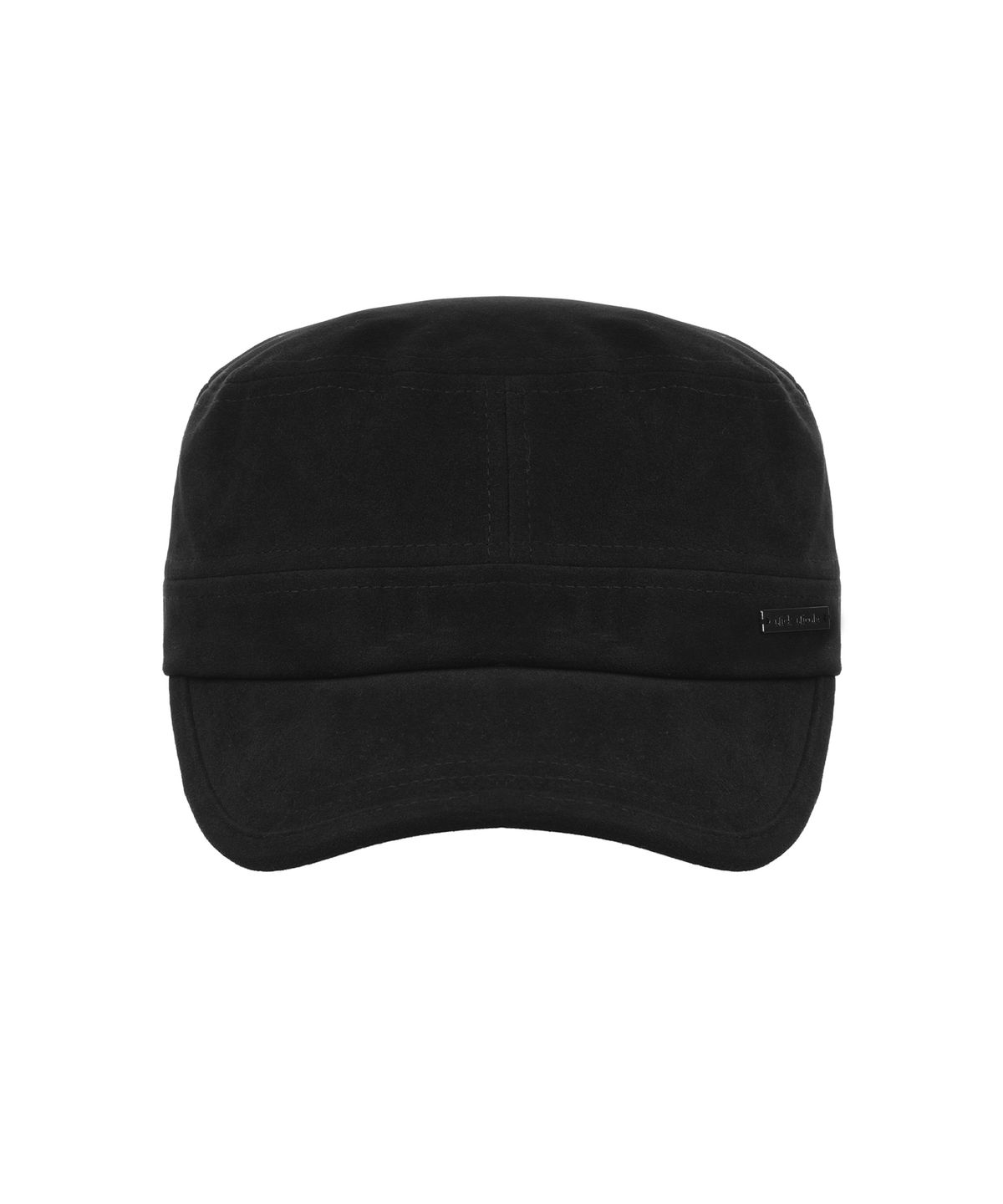 닉앤니콜(NICK&NICOLE) SUEDE MILITARY CAP_BLACK