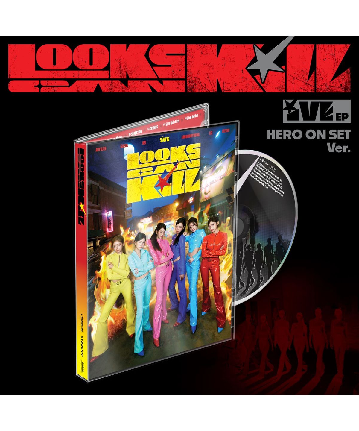 뮤직플랜트(MUSICPLANT) IVE (아이브) - IVE EP [Looks Can Kill] (HERO ON SET ver.)