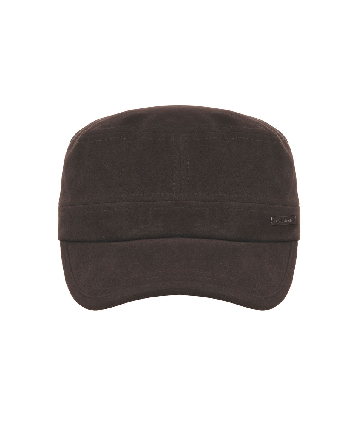 닉앤니콜(NICK&NICOLE) SUEDE MILITARY CAP_BROWN