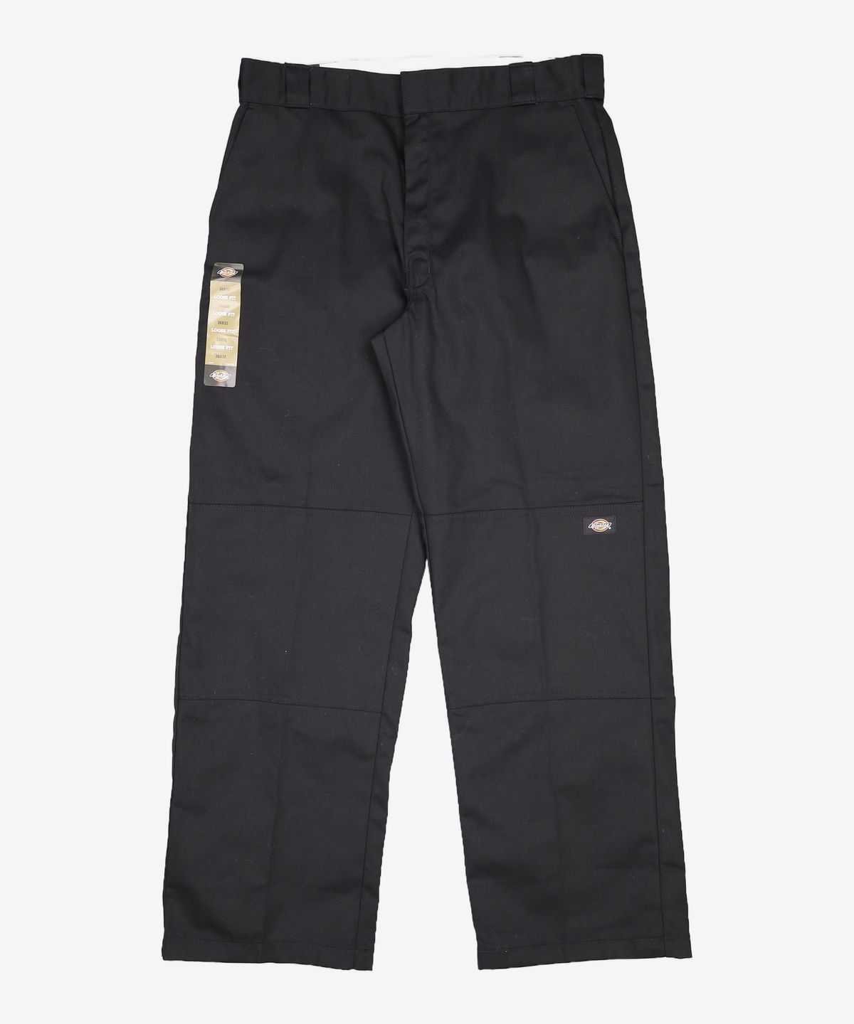 디키즈(DICKIES) 더블니 85283 루즈핏 워크팬츠 Black 36X32