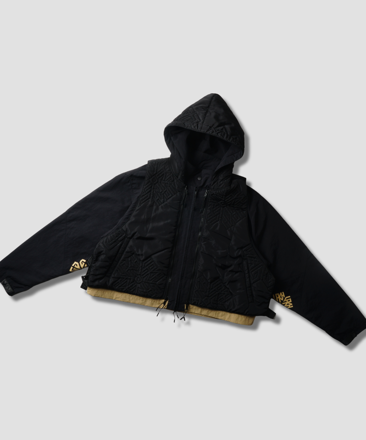 젠지(GEN.G) LAKH X GEN.G 2-in-1 Logo Quilted Half Jacket