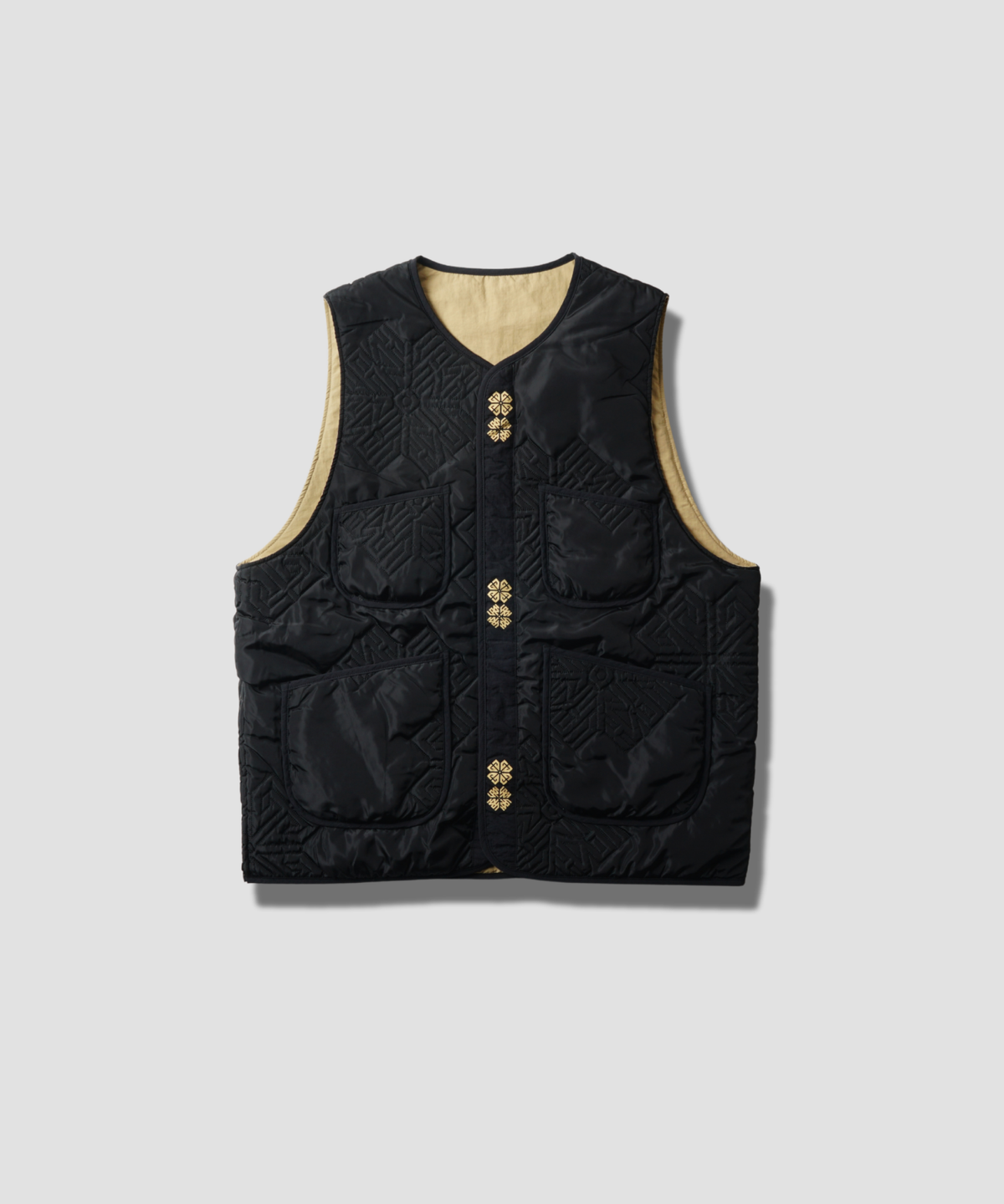 젠지(GEN.G) LAKH X GEN.G Reversible Logo Quilted Vest