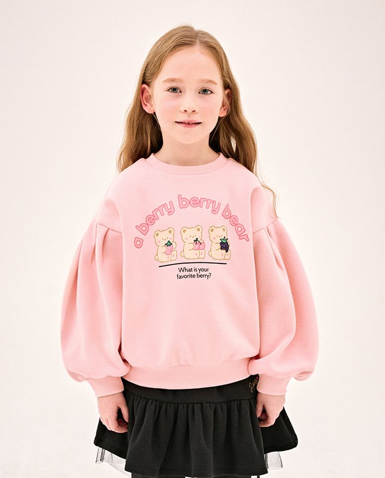 러블리베어밍크기모맨투맨티셔츠