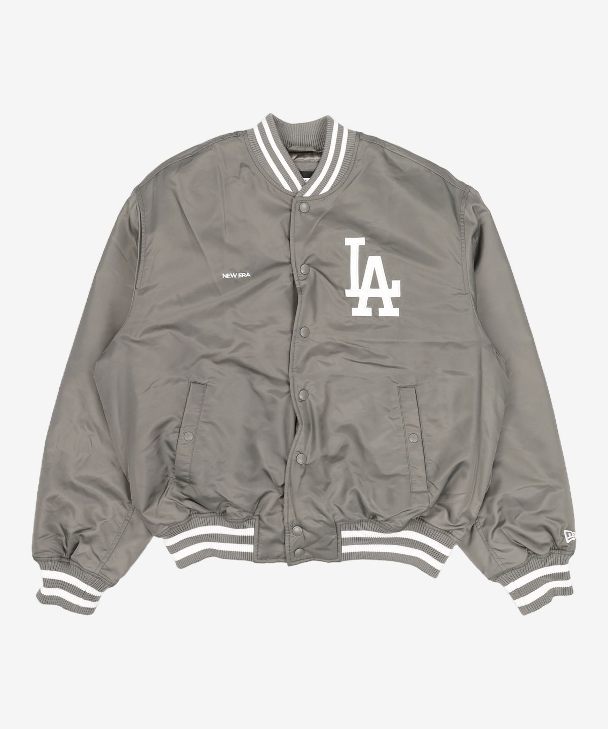뉴에라(NEW ERA) MLB LA 다저스 나일론 스타디움 재킷 그레이 14742037 M