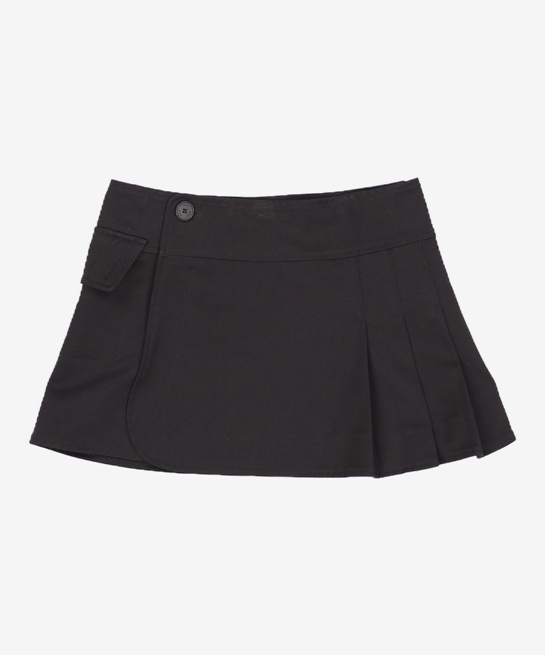 Omoi pleats wrap skirt 1