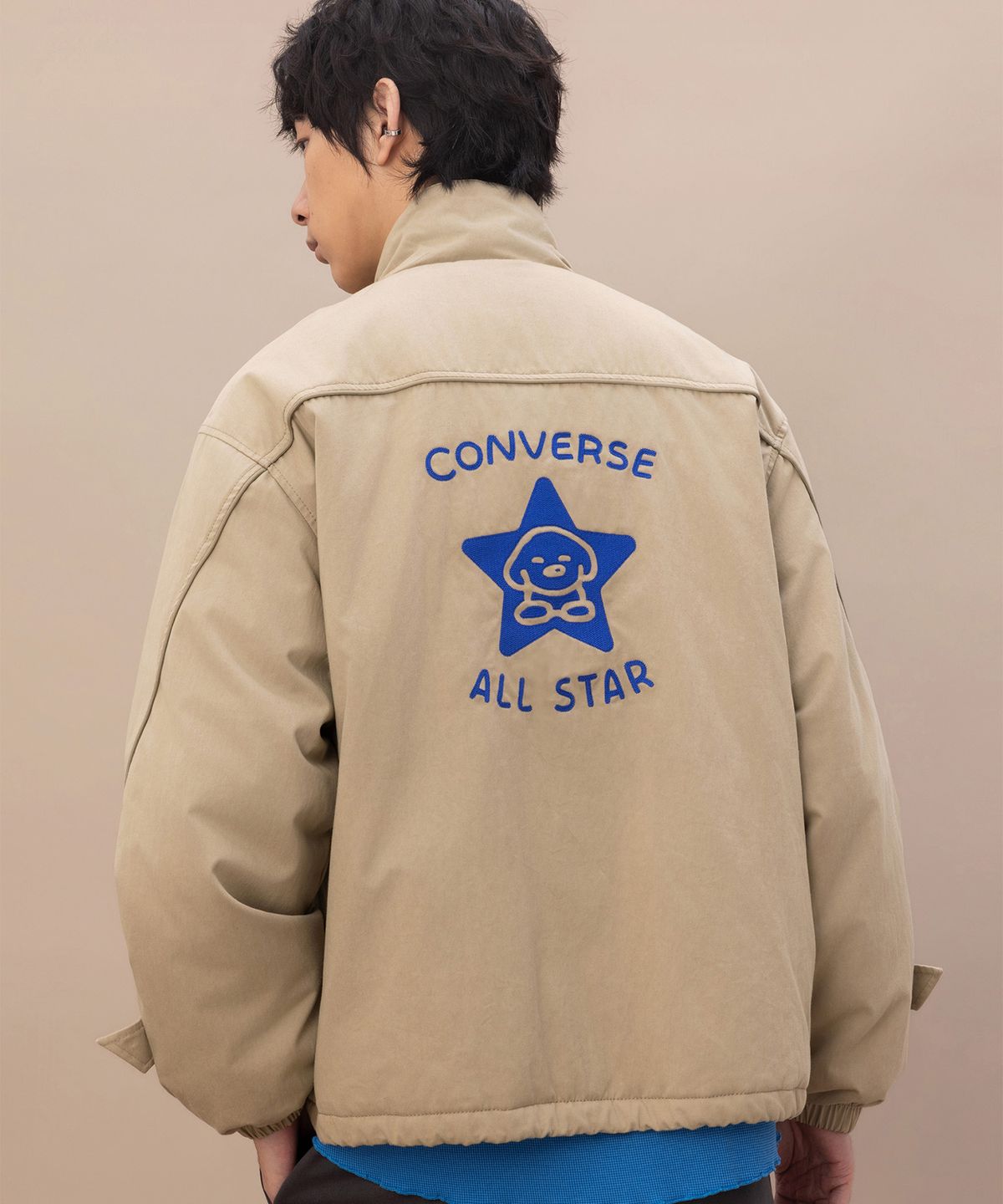 컨버스(CONVERSE) 컨버스 & 마츠이 그래픽 논 패디드 재킷 페일 서플러스 MCK257-J3W