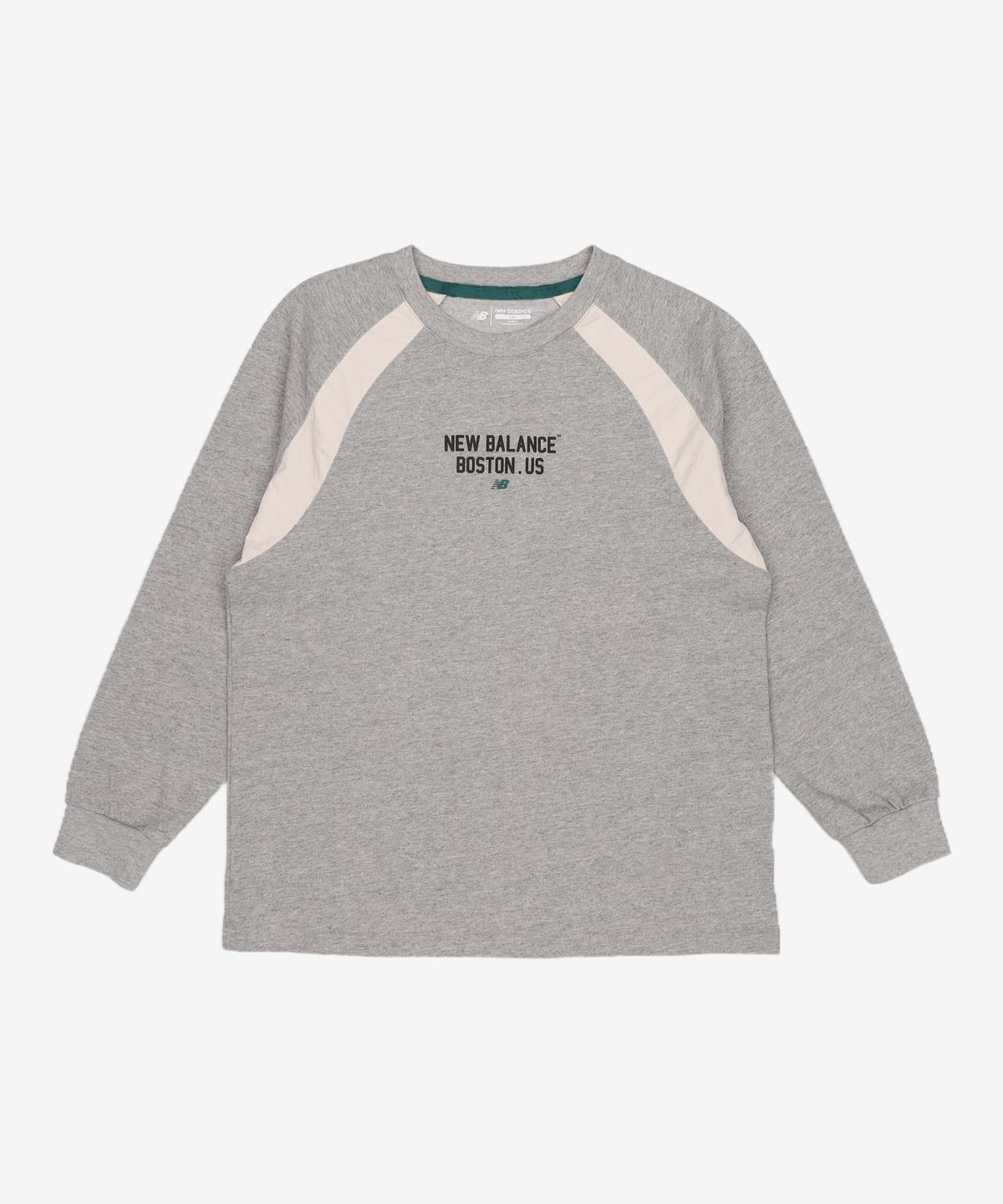 뉴발란스 키즈(NEWBALANCEKIDS) ESSENTIAL_배색 긴팔 티셔츠 160