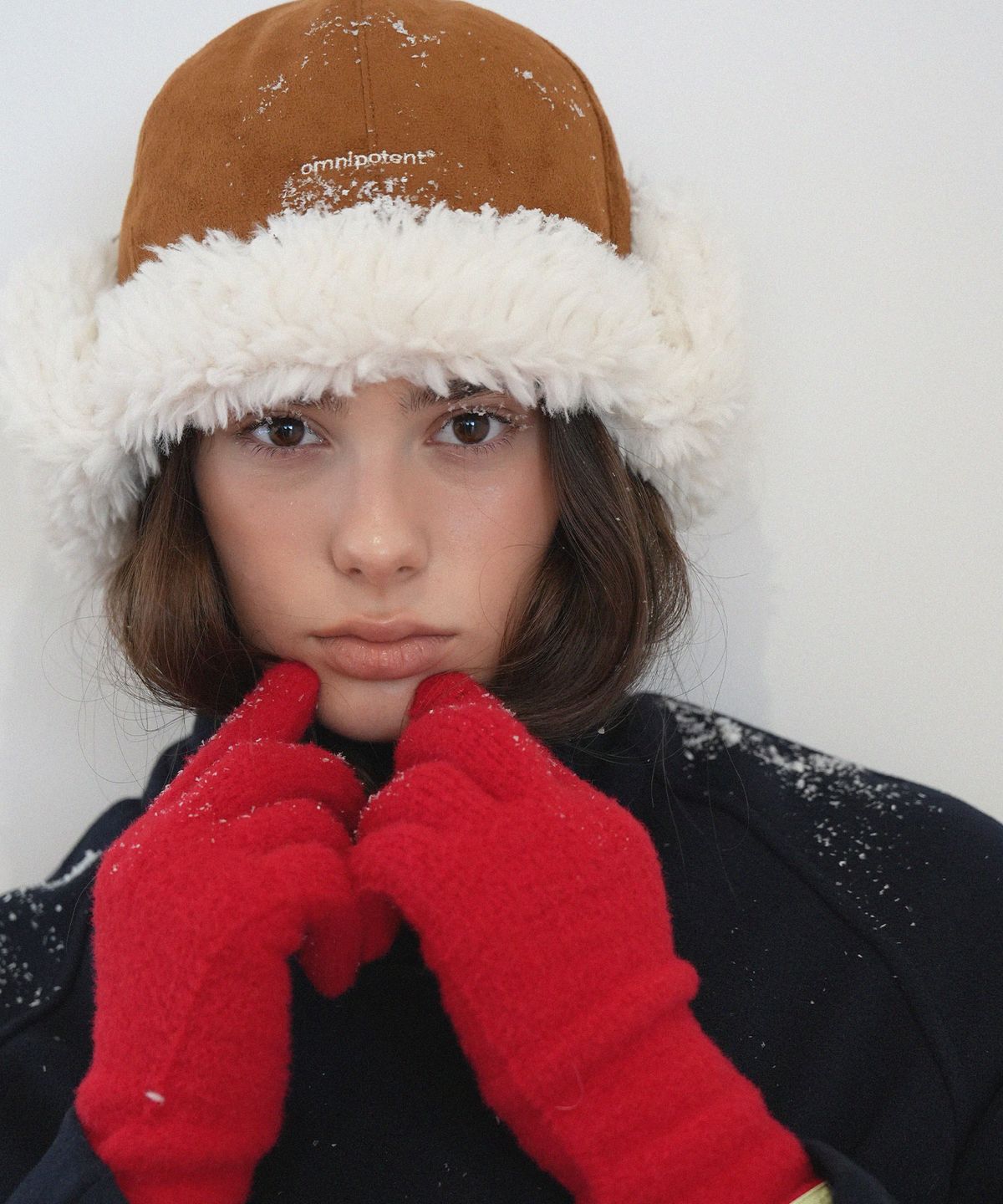 옴니포턴트(OMNIPOTENT) omn Fur Earmuff Hat