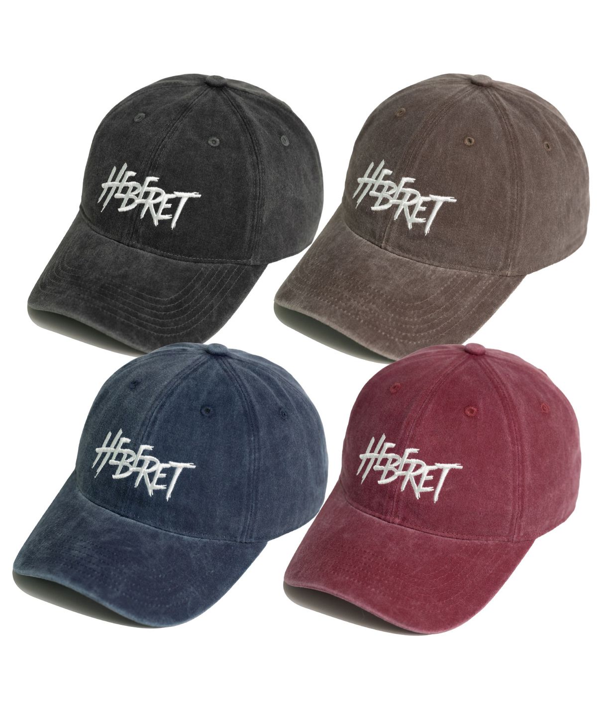 헤베렛(HEBERET) 스케치 워시드 볼 캡 (4색상)