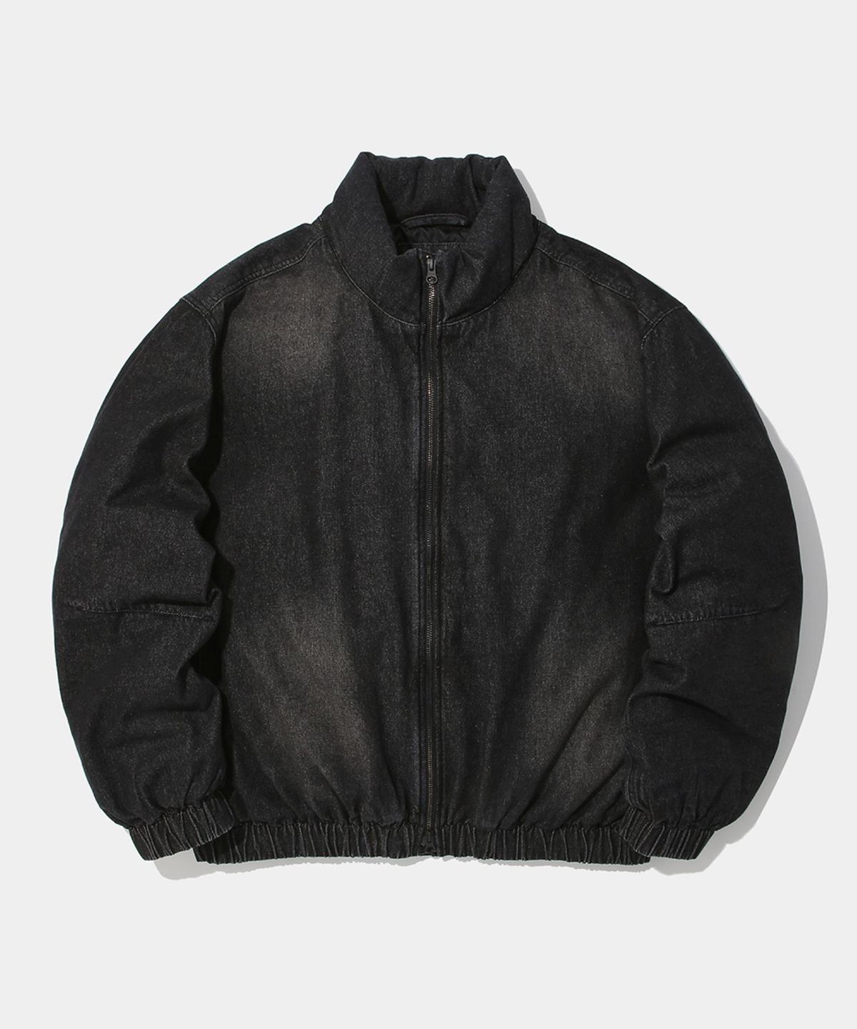 컬럼비아 유니버시티(COLUMBIA UNIVERSITY) STREET DENIM OVER PUFFER JACKET_GRAY JEANS