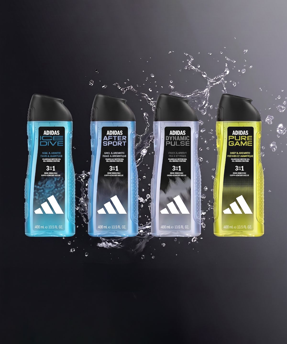 아디다스 향수(ADIDASFRAGRANCE) 3-IN-1 샤워젤 400ml (4종 택 1)