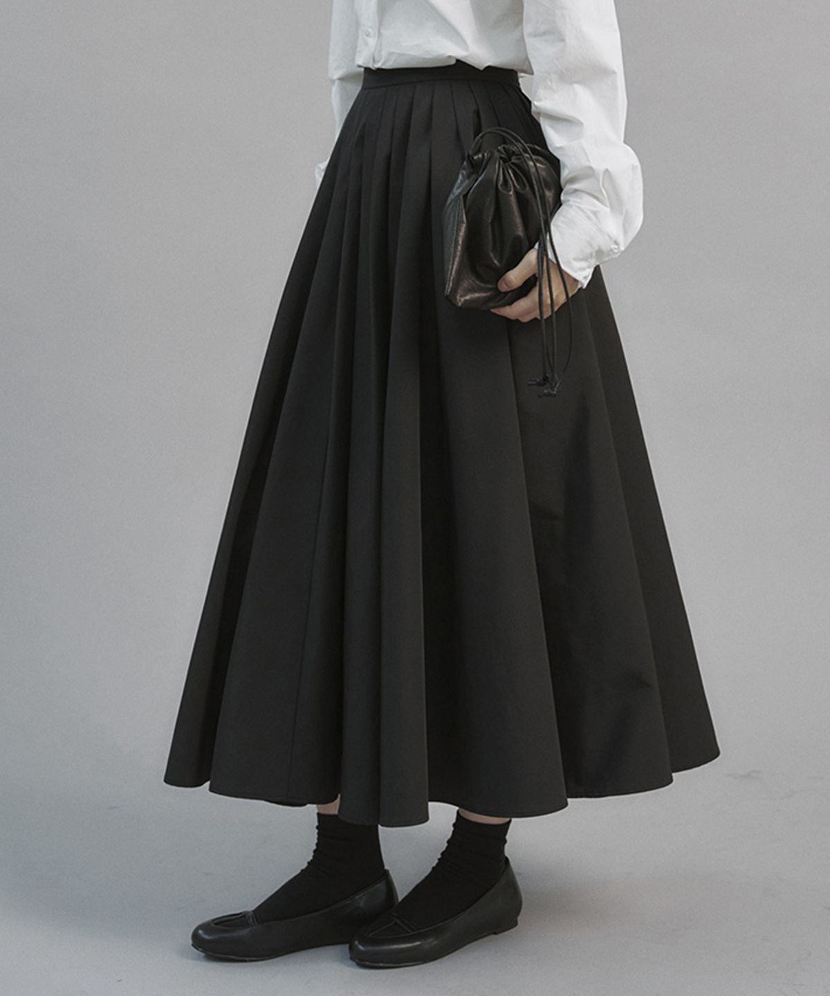 디그(DIGUE) noir fleats long SK