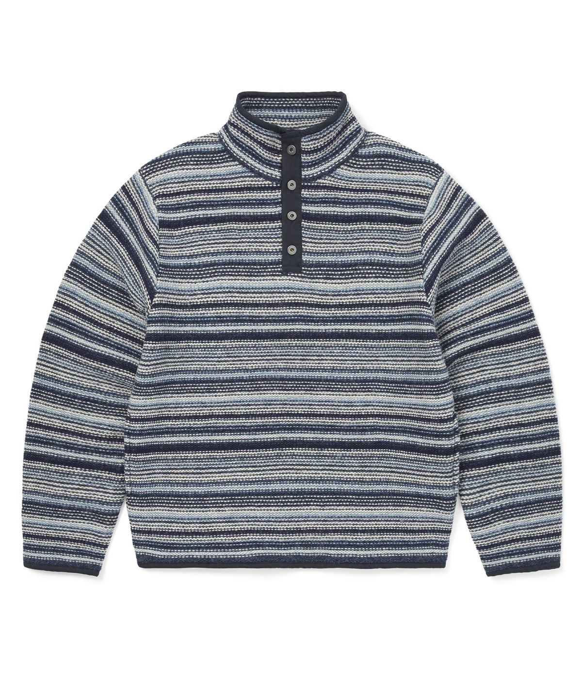 디스이즈네버댓(THISISNEVERTHAT) Striped Wool Knit Pullover Navy