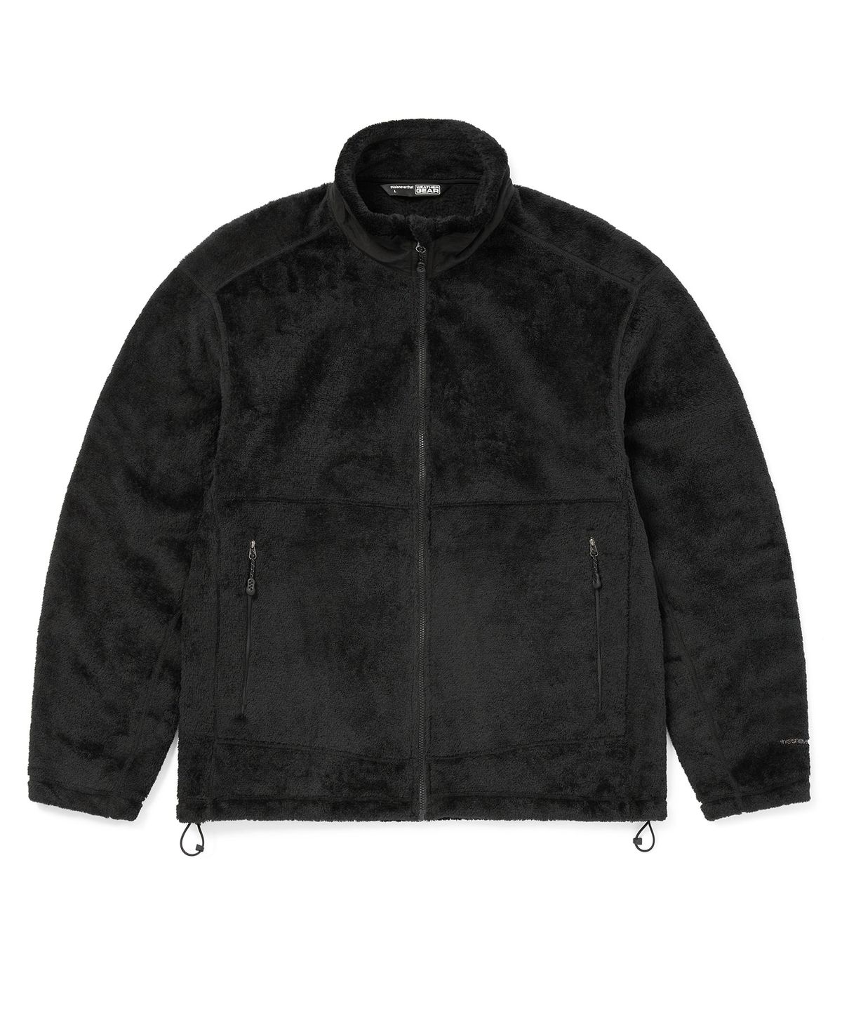 디스이즈네버댓(THISISNEVERTHAT) POLARTEC High Loft Fleece Jacket Black