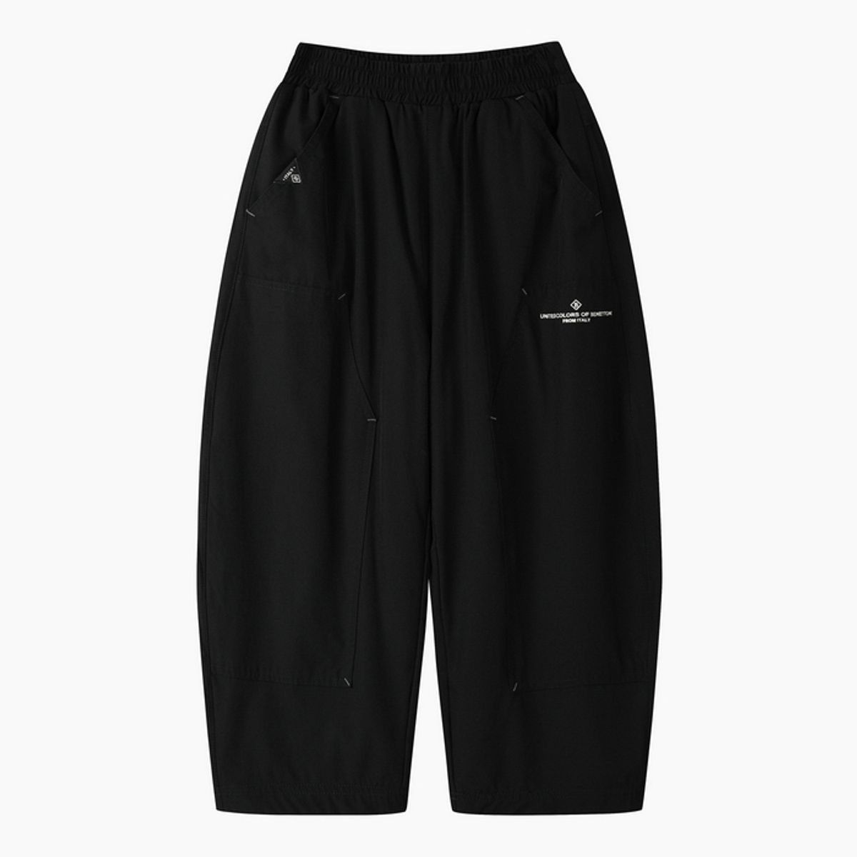 베네통키즈(BENETTONKIDS) 테크 배럴핏 화섬팬츠_QAPT04661BK