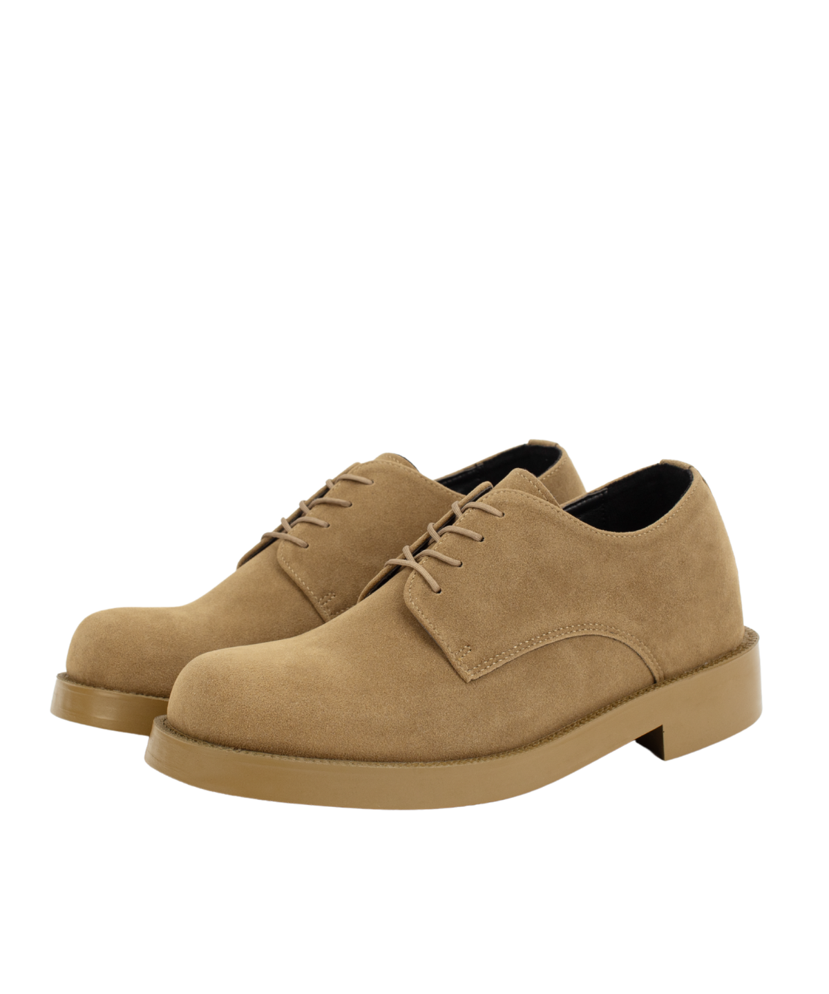 디퍼슈(DIFFERSHOE) 701 샤프 더비슈즈 7CM [스웨이드 카키]