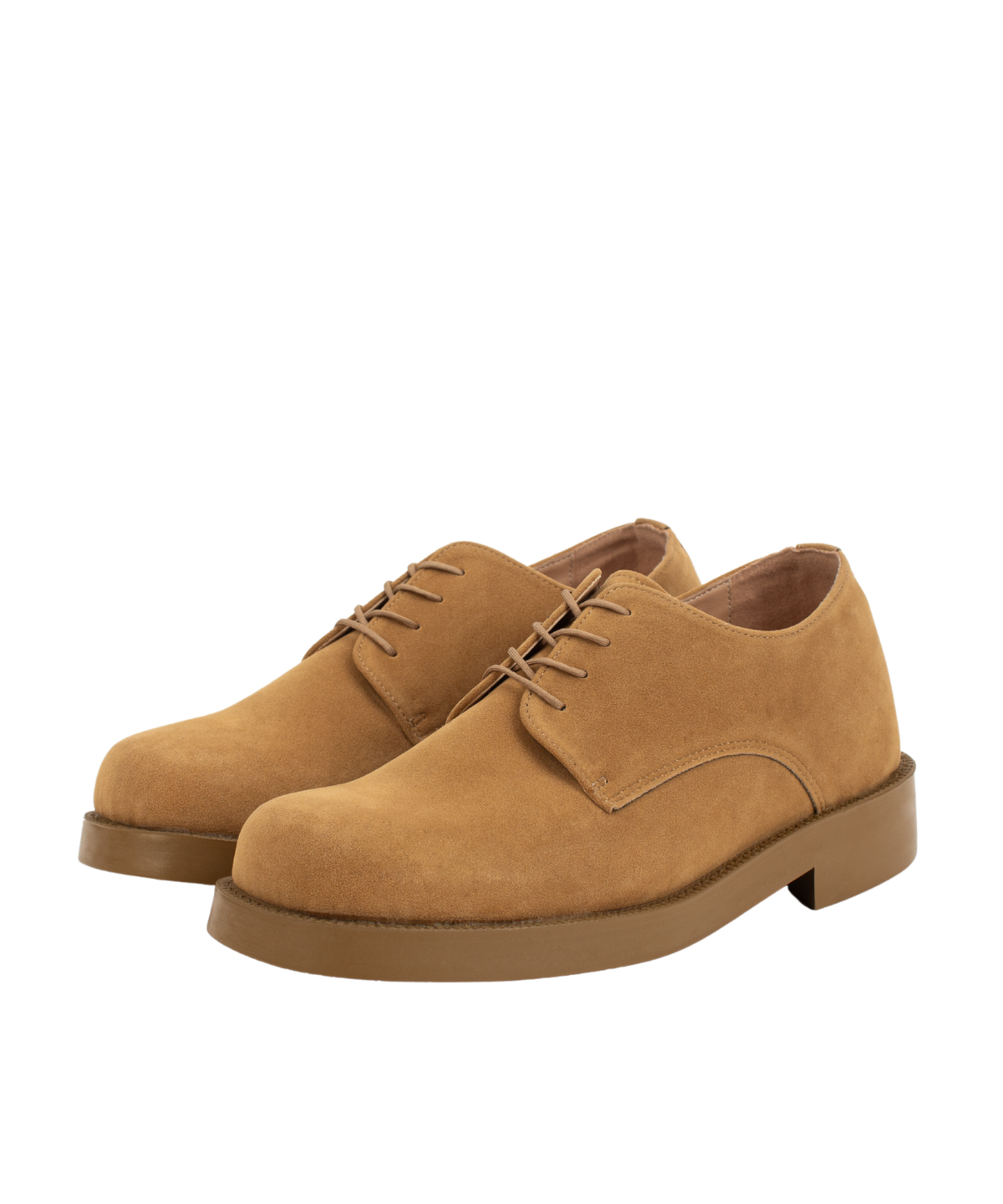 디퍼슈(DIFFERSHOE) 701 샤프 더비슈즈 7CM [스웨이드 라이트브라운]