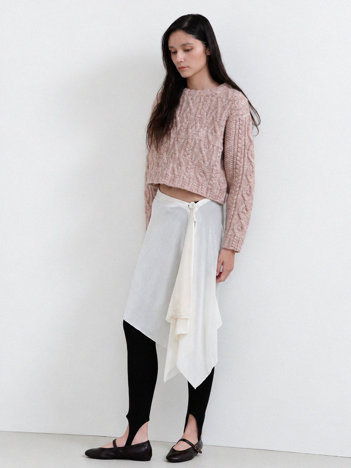 메르헨(MERCHEN) Velvet multi-way wrap skirt_2color (머플러,숄 가능)