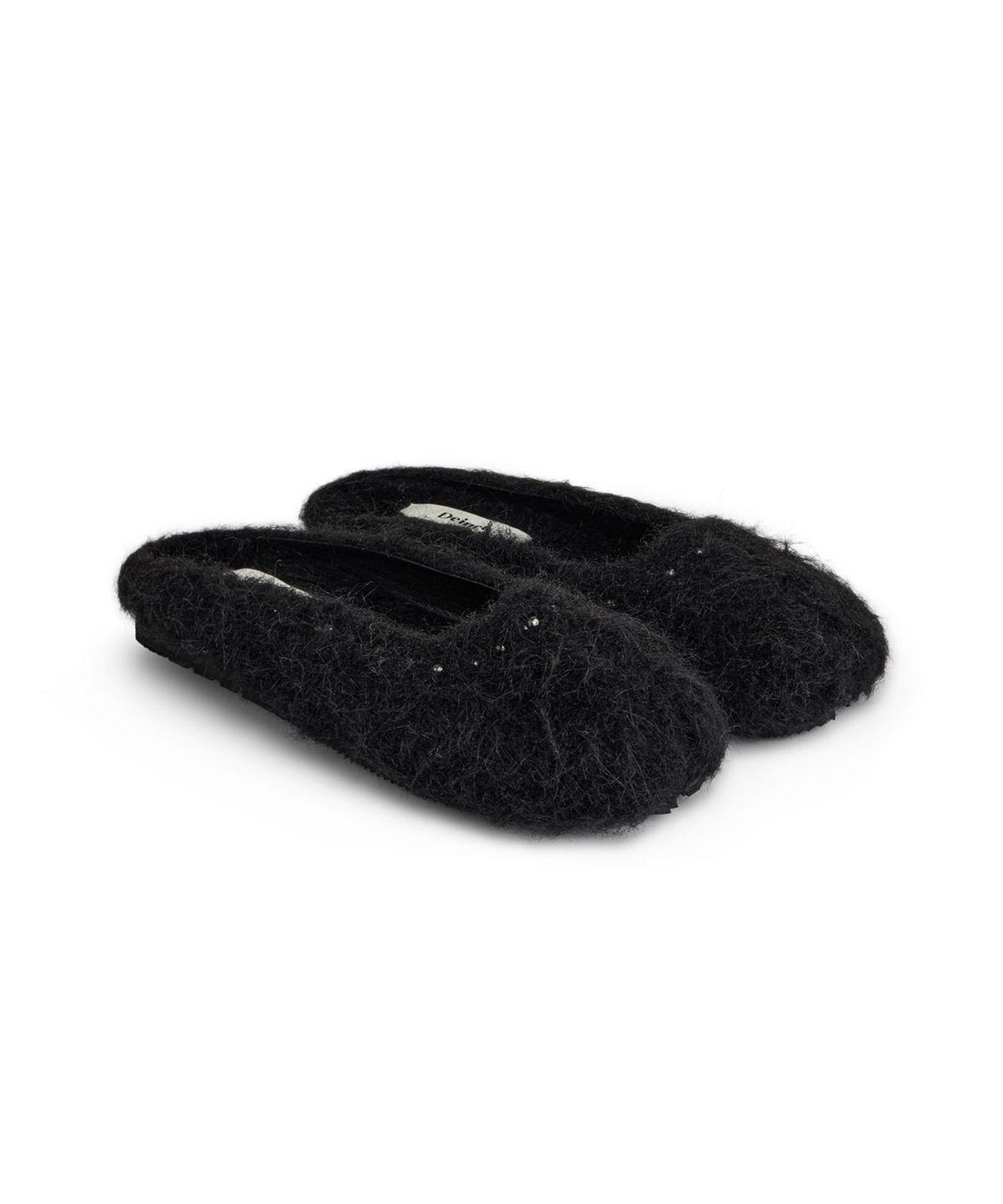 다이닛(DEINET) TABI STUD POINT SLIPPERS IN BLACK